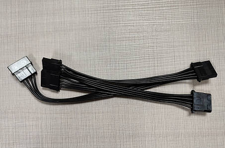 Кабель живлення SSD HDD MOLEX  to 4 x MOLEX, фото 3