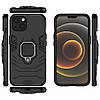 Чохол бампер Primolux Ring Armor для Apple iPhone 15 - Black, фото 8