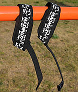 Лямки для тяги MadMax MFA-275 Camo Power Wrist Straps Camo/White, фото 8