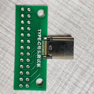Макетна плата USB 3.1 Type-C мама отвори, фото 1