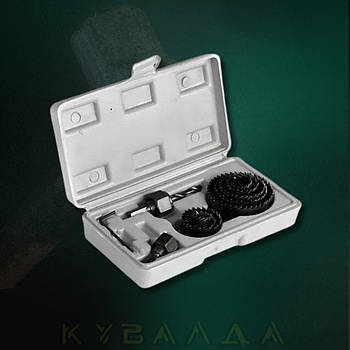 APRO Набір кільцевих пил 11 предметів, глибина 25 мм (19/22/29/32/38/44/51/64)