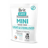 Сухой корм для собак Brit Care GF Mini Light & Sterilised 400 г (8595602521074) arena