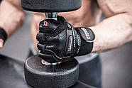 Рукавички для фітнесу та важкої атлетики Power System Ultimate Motivation PS-2810 Black Red Line M, фото 11