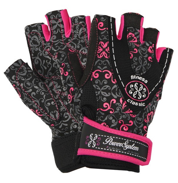 Рукавички для фітнесу та важкої атлетики Power System Classy Жіночі PS-2910 Pink S