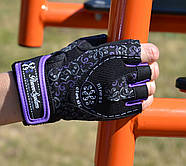 Рукавички для фітнесу Power System PS-2910 Classy Жіночі Purple M, фото 9
