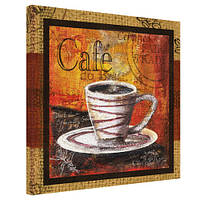 Картина на полотні Cafe 50x50 см (H5050_RET009)