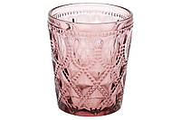Набір склянок матеріал скло 6 шт. 350 мл колір - рожевий Bona Di 581-033