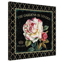 Картина на полотні The gardens in London 50x50 см (H5050_RET017)