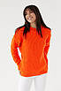 Жіночий помаранчевий светр, фото 2