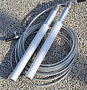 Скакалка швидкісна Power System PS-4064 Ultra Jump Rope Silver (2,75m.), фото 3
