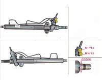 Рулевая рейка с ГУР новая аналог MITSUBISHI PAJERO III Canvas Top (V60, V70) 00-06