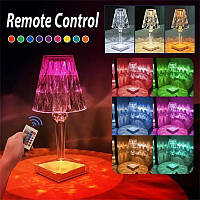 Настольная лампа из хрусталя Touch Control Лампа из хрусталя, перезаряжаемая RGB лампа