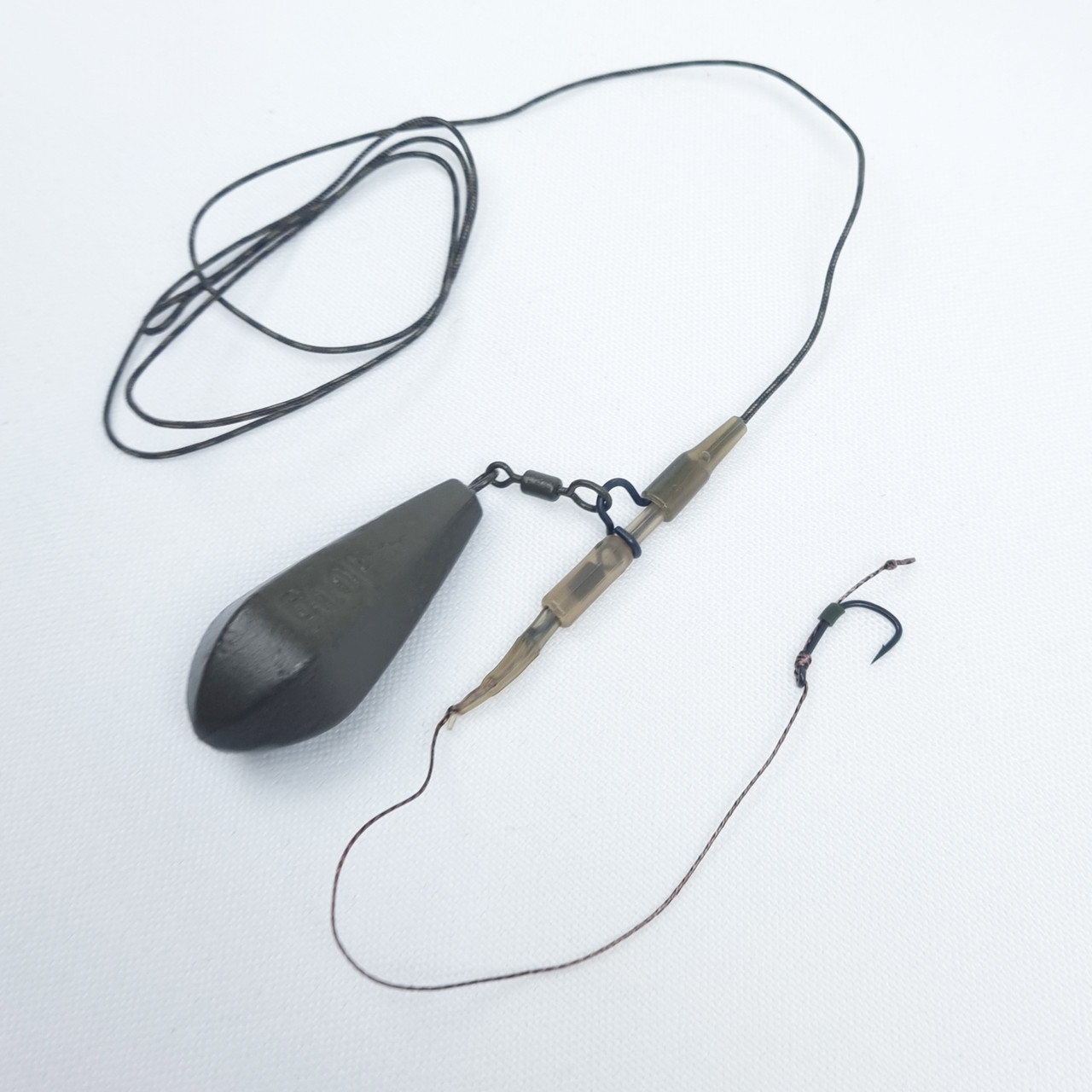 Готова бойлова снасть на коропа горизонт ProfMontazh 80г волосяна оснастка для лову коропа, фото 1