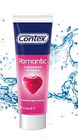 Інтимний гель-змазка Contex Romantic з ароматом полуниці (лубрикант) 30 мл Смазка Гель Лубрикант