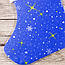 Новорічний подарунковий чобіт/Різдвяний носок розмір29*21/з новорічним принтом/ голубого кольору/ПП"Світлана-К", фото 7
