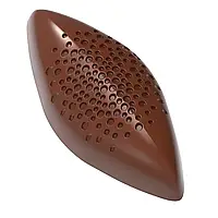 Форма для шоколада "Какао боб с пузырьками" L 47,5 мм W 21,5 мм H 16 мм V 3х7 шт./ 9,5 г Chocolate World