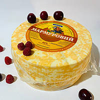 Сир твердий "Мармуровий", малого циліндра, 45% жиру в сухій речовині ТМ "Лепота"