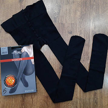 Жіночі колготки "MARILYN KEEP HEAT" 80 ден 5(54-56)Черные