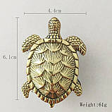 Меблева ручка для шафи, шухляди, комоду,  ретро, декоративна, черепаха, The Chestnut, фото 3
