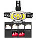 Ліхтар налобний HX-815S-4XPE+2COB(white+red), Motion Sensor, Waterproof, 1x18650, ЗУ Type-C, фото 5