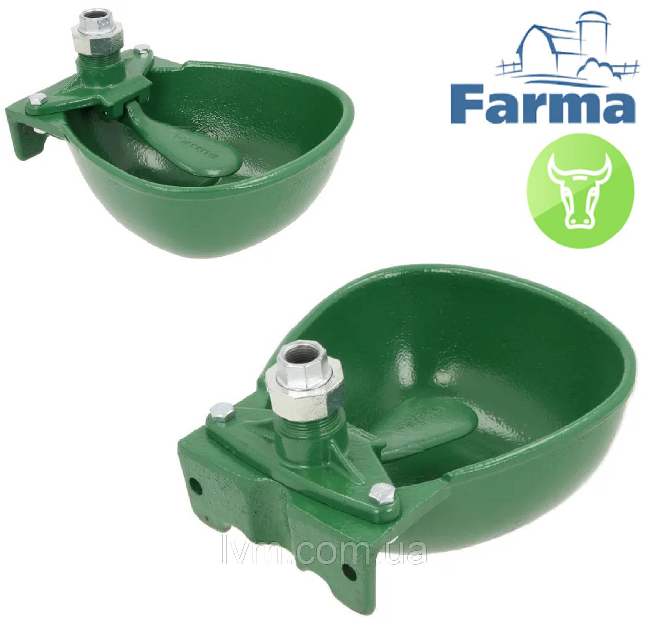 Поїлка мискова чавунна на 3л