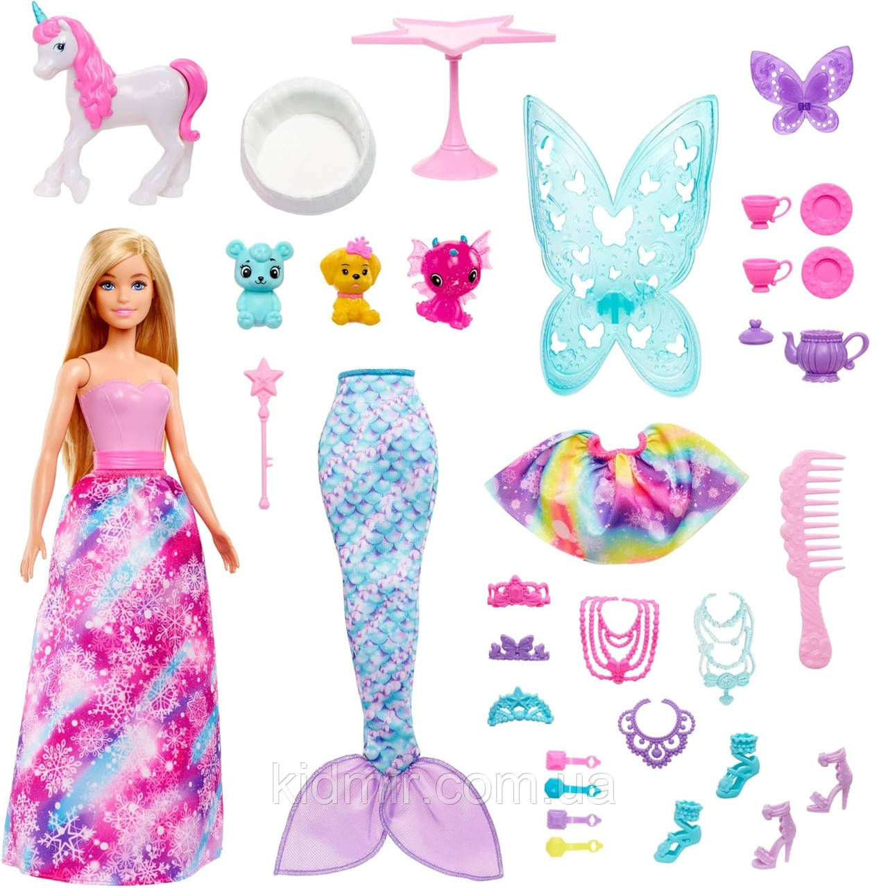 Лялька Барбі Дрімтопія Адвент-календар Barbie Dreamtopia Advent Calendar HGM66