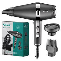 Фен для сушки волос VGR V-451 с 3 насадками 2200W