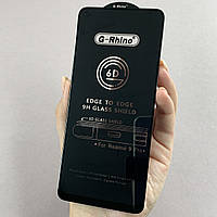Захисне скло для Realme 9 Pro Plus G-Rhino скло на екран на телефон реалмі 9 про плюс чорне