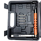 Акумуляторна викрутка в кейсі з бітами 33 пр Електровикрутка портативний міні шуруповерт з насадками, фото 2