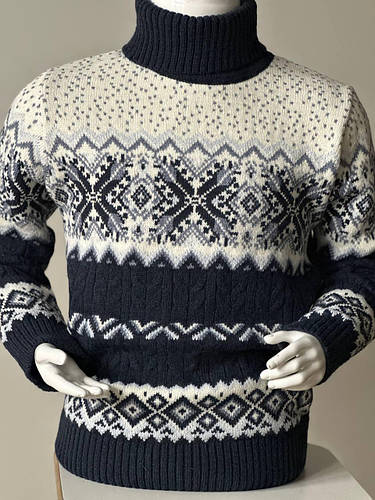 Свитер для мальчика подростка 7-15 лет FIVE теплый с хомутом , Белый ...