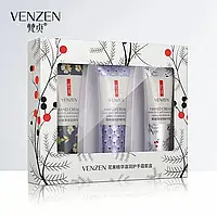 Набор увлажняющих кремов для рук Venzen Hand Cream (клюква, лимон, ромашка 30g x 3 шт)