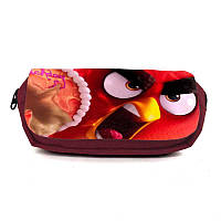 Школьный пенал Angry Birds 003 органайзер универсальный (ANG-003-red) бордовый
