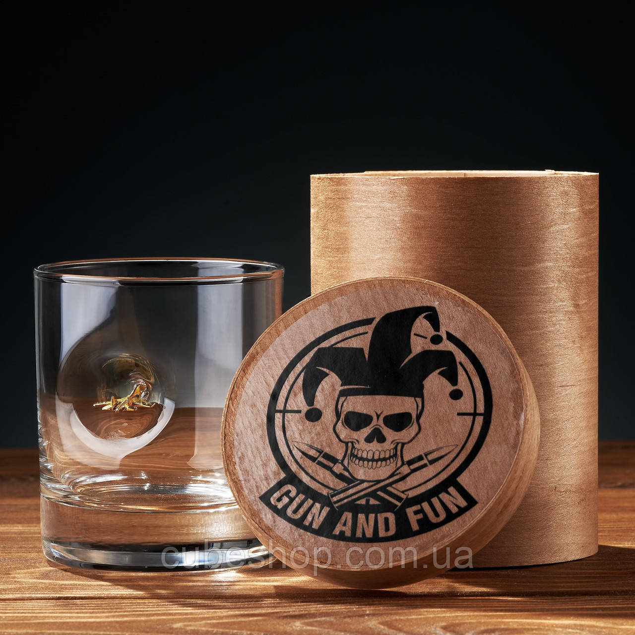 Склянка для віскі з літаком "Су-27"