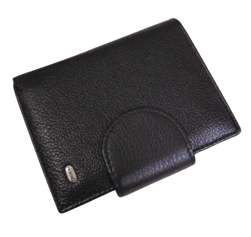 Гаманець натуральна шкіра Bond WN6 чорний, фото 1