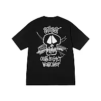 Футболка STUSSY x Our Legacy Work Shop с черепом для серфинга | Legacy Work Shop Surf Skull | Futbolka.top