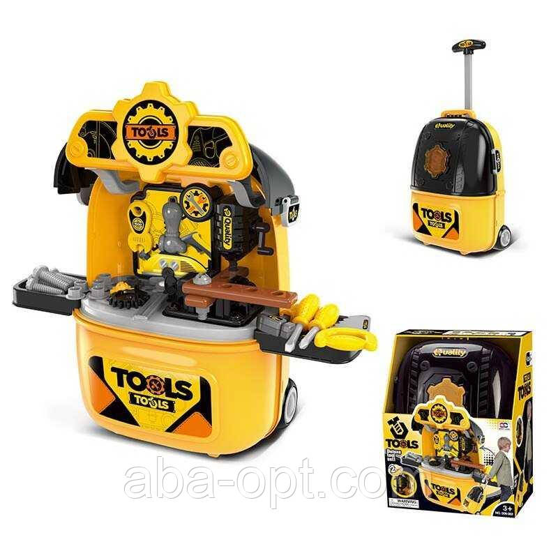 Набір інструментів 008-982 (9) 2в1, слюсарна майстерня, в коробці, фото 1