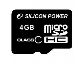 Карта памяти microSDHC 4GB Class 4 -8 в Ассортименте - фото 1 - id-p2044987995