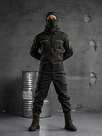 Зимний тактический костюм Softshell олива, Теплая военная форма ВСУ мужская армейская одежда