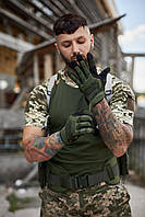 Перчатки M-pact мужские защитные с накладками хаки