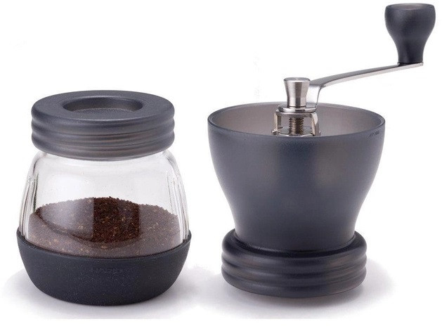 Кофемолка ручная ECO Hario Ceramic Coffee Mill Skerton Plus Еко - фото 2 - id-p1657986038