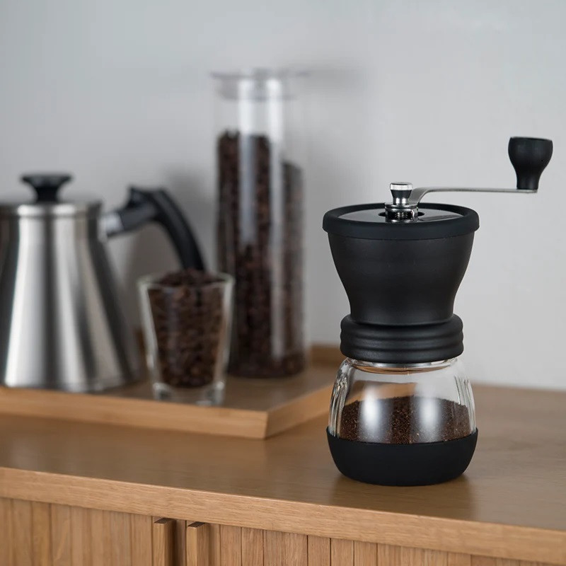 Кофемолка ручная ECO Hario Ceramic Coffee Mill Skerton Plus Еко - фото 10 - id-p1657986038