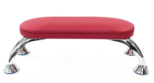 Підлокітник манікюрний Maxi на хромованих ніжках м'який, підставка для рук для манікюру., фото 1