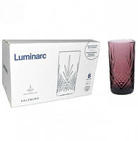 Набір кольорових склянок високих Luminarc Зальцбург 380 мл 6 шт (P9279) HD