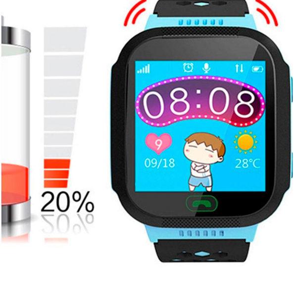 Детские смарт часы Smart Y21 яркий фонарик розовые - фото 5 - id-p2044988048