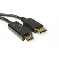 Кабель мультимедийный Display Port to HDMI 1.8m PowerPlant (KD00AS1278) arena