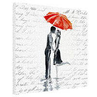 Картина на тканині, 50х50 см Love is the air