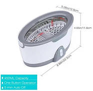 Ультразвукова мийка Ultrasonic Cleaner GT-U1 ультразвуковий очищувач 35W, 450 ml, фото 3