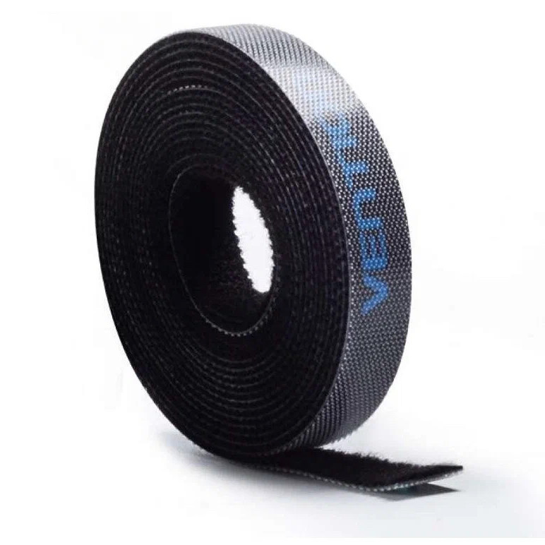 Липучка-органайзер для дротів Vention Cable Tie (5m). Black