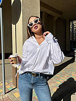 Женская рубашка стильная коттон 42-46 (2цв) "LIBERTY" недорого от прямого поставщика
