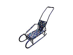 Санки-трансформер Морозко Складні з ручкою для хлопчика ТМ УКРАЇНА